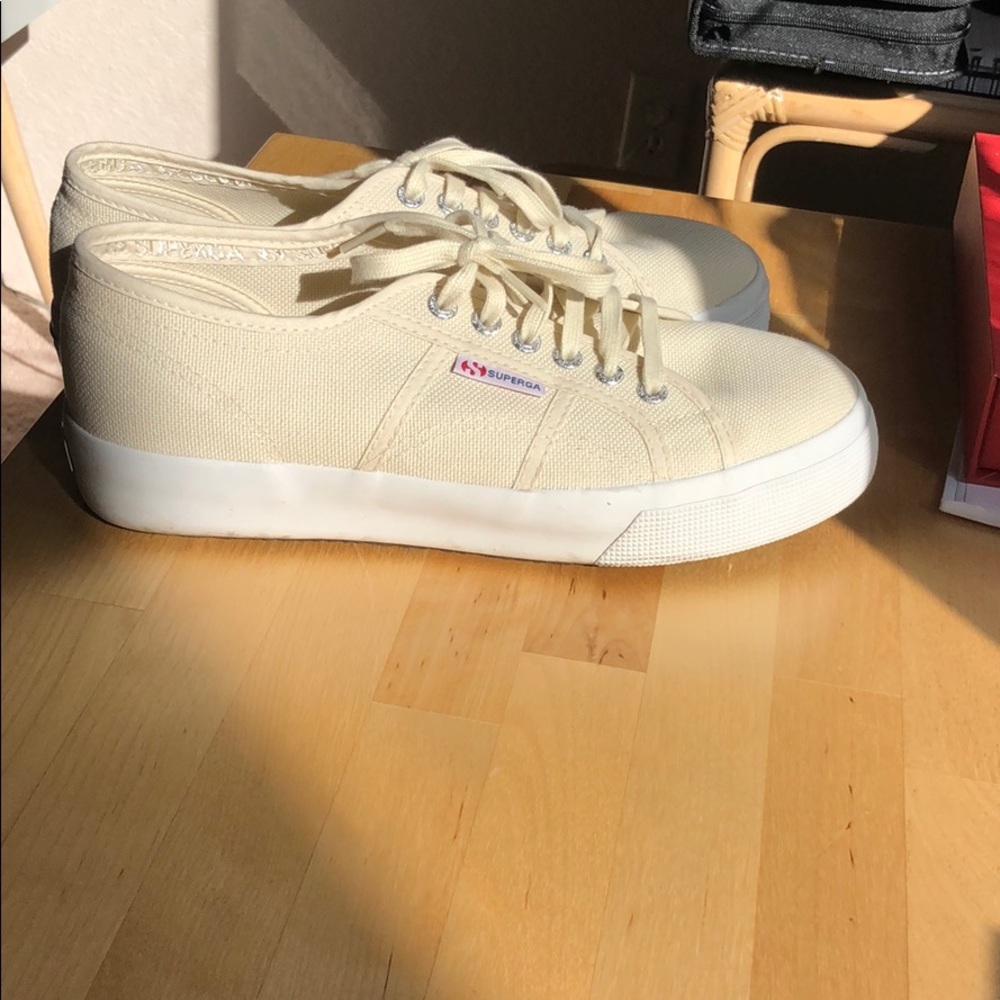 Superga lace up sneakers